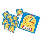 Write-On / Wipe-Off Clock Classroom Set 